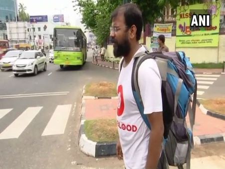 He lost his mother to cancer, now; Delhi man travels 6,000 km to create awareness on blood donation
