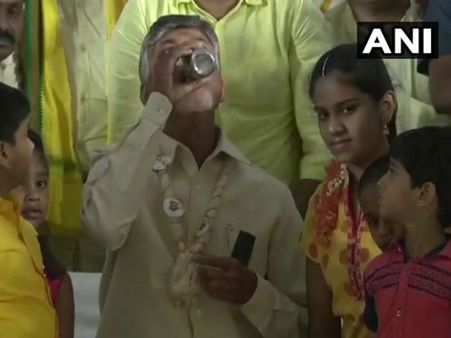 Special status: Andhra Pradesh CM Chandrababu Naidu ends day-long fast