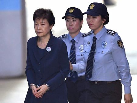Former South Korean president Park Geun-hye convicted, jailed for 24 years