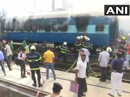 Mumbai: Fire breaks out at Chhatrapati Shivaji Terminus railway yard