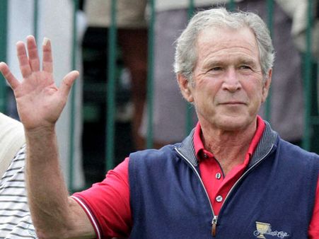 Former US president George W Bush warns against isolationism