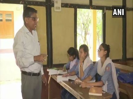 After retirement, Assam’s top cop teaches maths in a Guwahati school as 'learning experience'