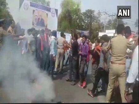Jinnah portrait row: AMU, Jamia students protest in Delhi