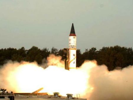 India test fires ballistic missile Agni II off Odisha coast
