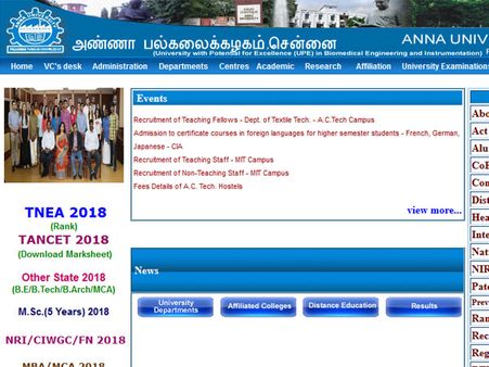 Anna University UG/PG Results 2018 declared, how to check