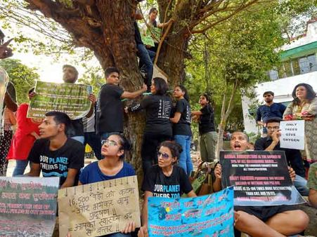 Delhi’s own ‘chipko’ movement: Protest to protect 14,000 trees