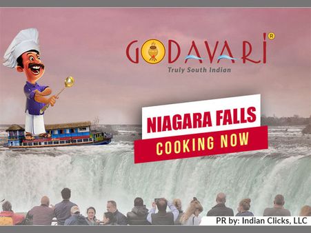 “Godavari is now flowing in NIAGARA FALLS, USA”