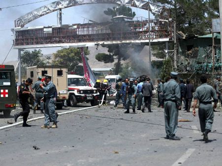 Blast close to a girls' school in Afghanistan