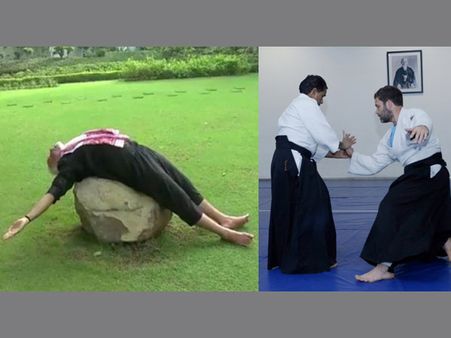 Yoga day: Does Rahul Gandhi know ‘Modi <i>asanas</i>’?