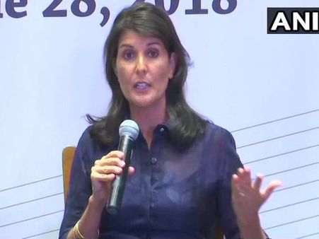 'US supports India's membership in Nuclear Suppliers Group,' says Nikki Haley