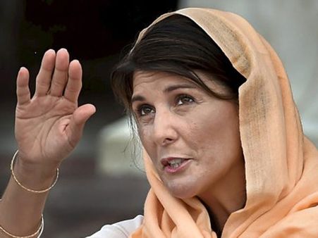 Why did Reuters remove photo of Nikki Haley with the swastika?