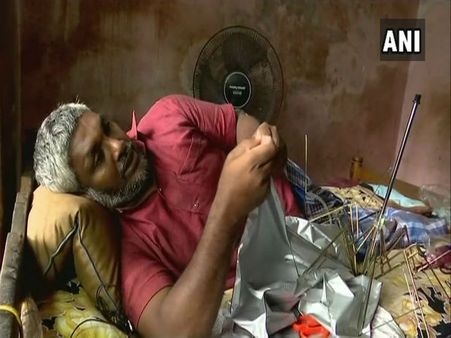 Bedridden, physically challenged Kerala man makes umbrellas to protect others from rain, sun