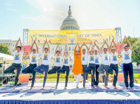 4th International Yoga Day celebrated across the globe