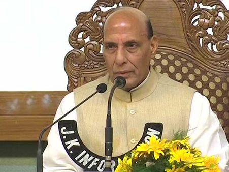 FIRs against security personnel being taken up with J&K govt says Rajnath Singh