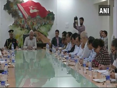 J&K: Governor meets senior administration officers, security forces in Srinagar