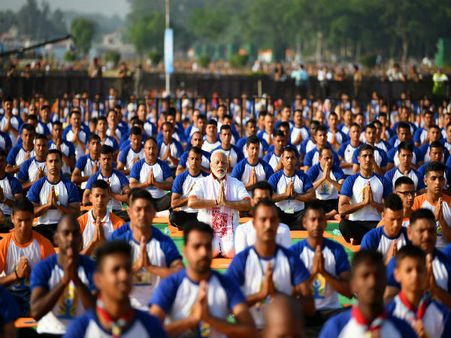 'Take a deep breath': Practice <i>hasahasana</i> with these jokes on yoga day