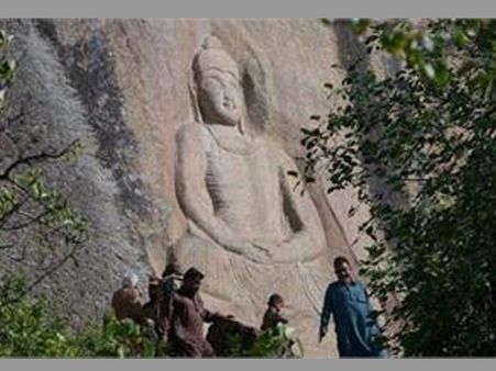 Dynamited by Taliban 11 years ago, Buddha of Swat smiles again