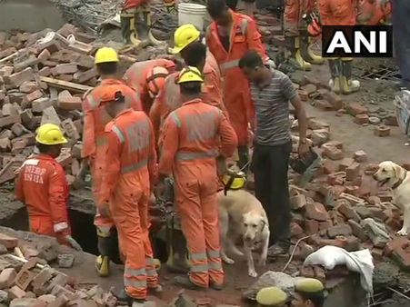 Ghaziabad building collapse: One body recovered from debris, nine others rescued