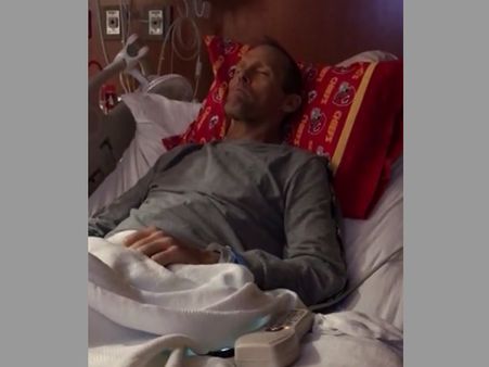 This brings tears to my eyes: Man, dying of cancer, sings “The Dance” with his crying loved ones