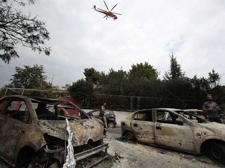 Greek fires: Death toll climbs to 88
