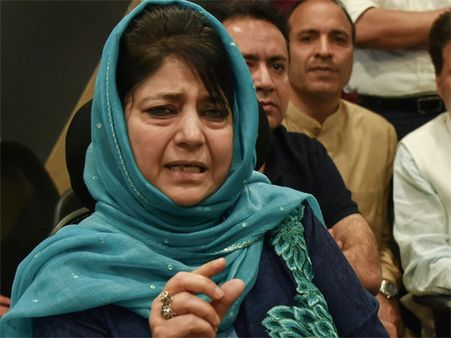 Stop harassing militants’ families says Mehbooba Mufti