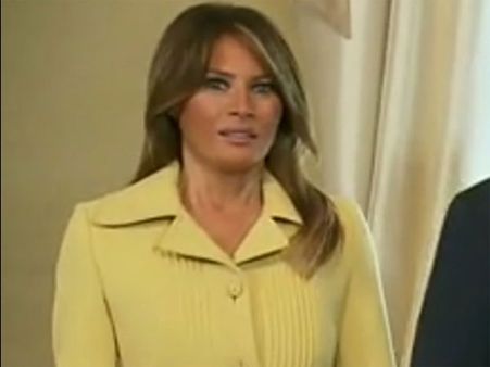 Did Putin scare the bejesus out of Melania Trump: Watch her expression