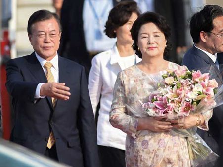 South Korean President Moon Jae-in visits India for 4-day visit