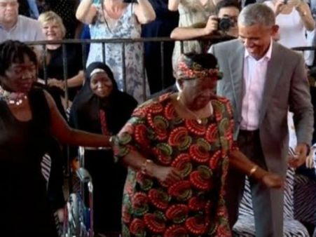 This viral video of Barack Obama dancing with granny in Kenya is enough to make you happy