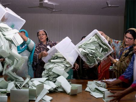 A doubtful election in Pakistan say watchers in US