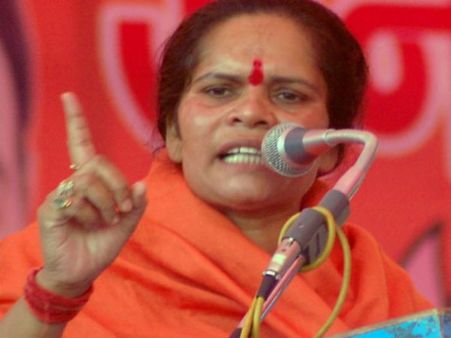 'May Rahul get life partner', prays Sadhvi Prachi at Gorakhnath temple
