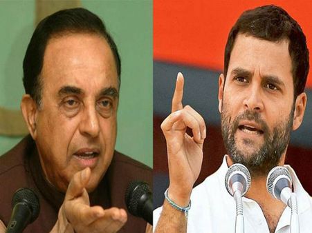 Is Rahul Gandhi a drug addict? Subramanian Swamy alleges so without giving any evidence