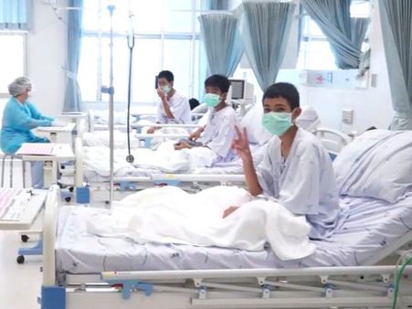 Rescued Thai boys have lost 2 kg on average; team worked helped them survive, says official