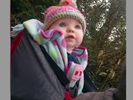 Who all are speaking to this angel? She can’t make out but she’s loving it