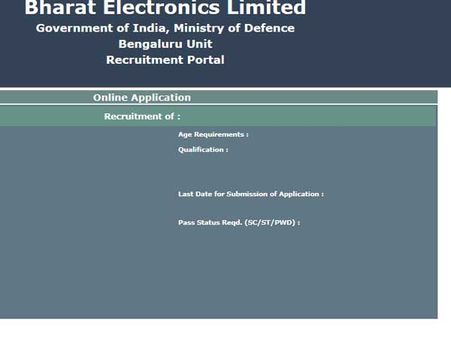BEL recruitment 2018: 25 vacancies, Rs 1.6 lakh salary, how to apply before Aug 25