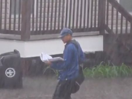 For this post man, duty comes first even if the world falls apart