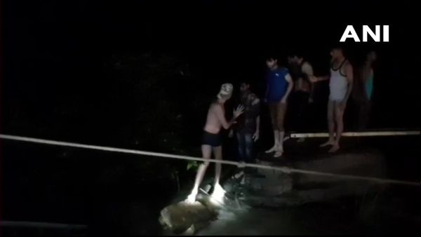 45 people stranded at waterfall in MP rescued, 8 missing