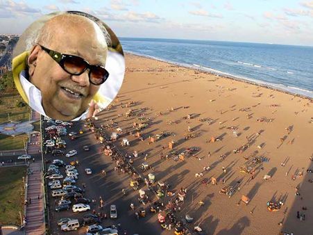 Karunanidhi to be laid to rest at Marina rules Madras HC