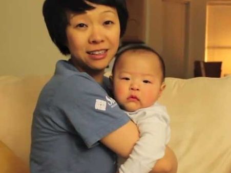 This infant breaks down as his mom hums tune of ‘Time to Say Goodbye’