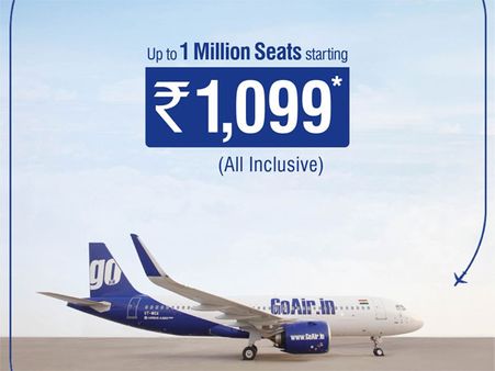 GoAir's new offer: 'Go Gr8 Festival Sale' one million seats for low price