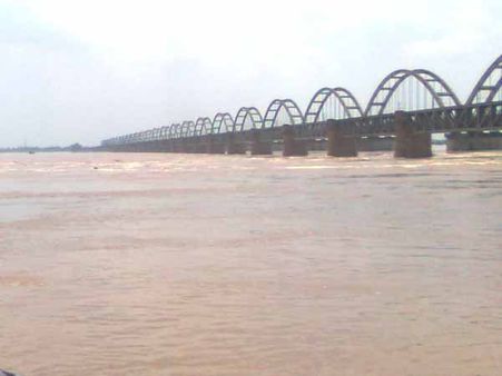 High alert: Godavari, river in spate at AP, Telangana