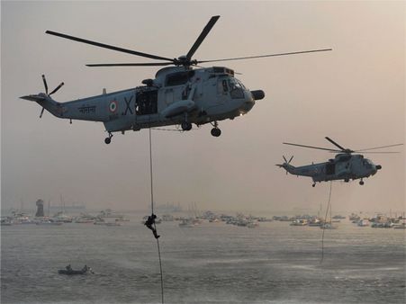 Two Indian military choppers gifted to Maldives to stay back