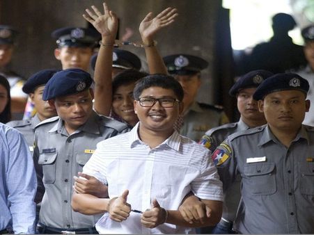 Myanmar: Jailed journalists - Wa Lone and Kyaw Soe Oo - released from prison, say reports