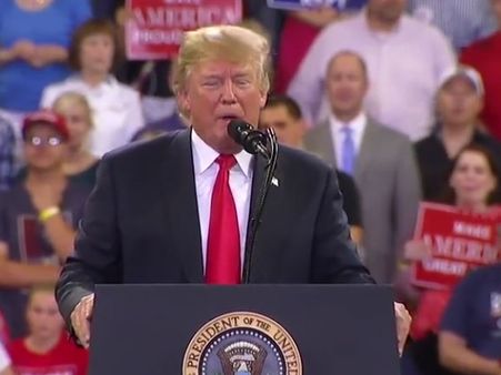 Donald Trump asks protester to have a haircut! Watch the president’s expressions here