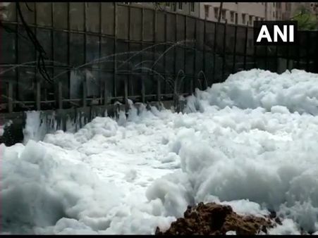 Bengaluru rains: Bellandur lake resembles a giant pool of foam yet again