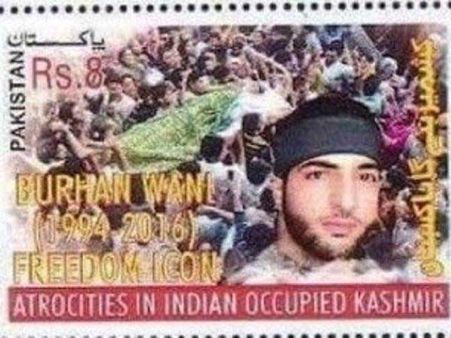 True colours out: Pakistan issues postal stamp glorifying Burhan Wani as freedom fighter