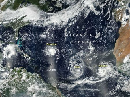 Hurricane florence isn't alone: Here are 4 other powerful storms seen from Space