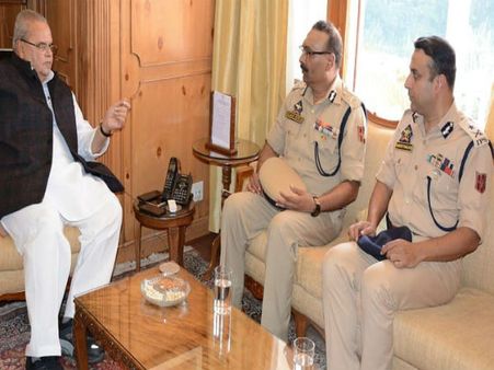 J&K DGP takes stock of security situation in state ahead of Urban local body polls