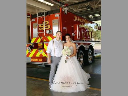 Firefighter leaves own wedding midway to douse fire; bride says it’s fine