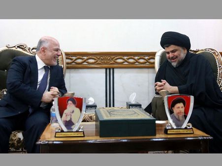 Sadr and Abadi form Iraq’s biggest parliamentary bloc