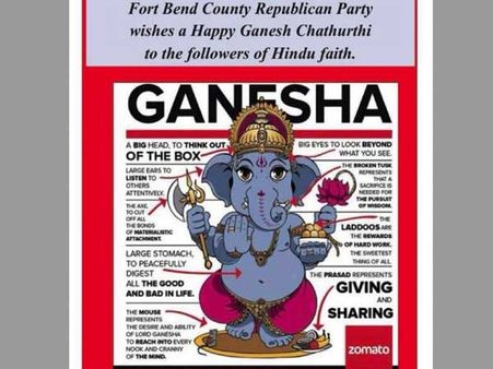 Lord Ganesha finds himself as an election symbol in USA and hell breaks loose